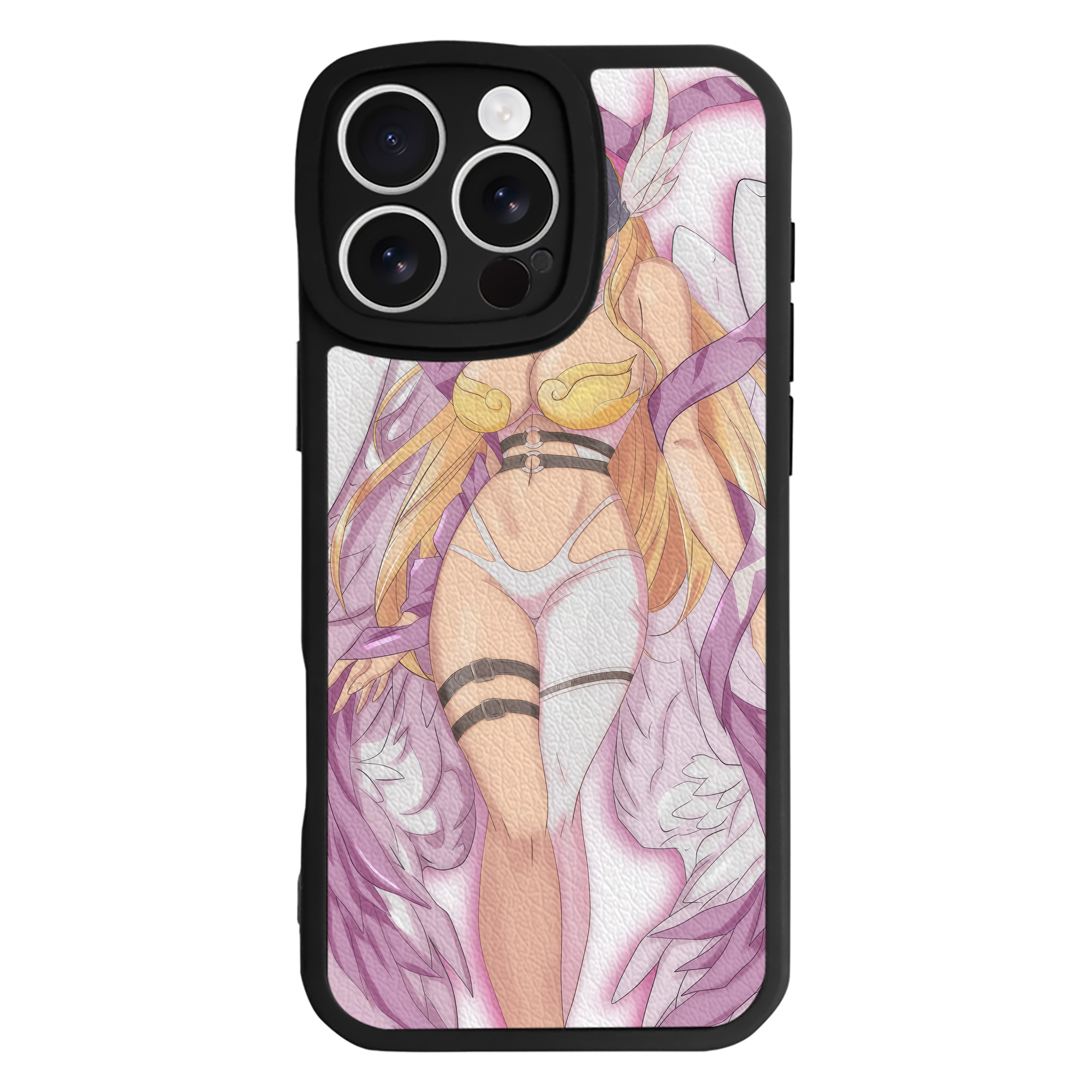 （画像用） Digimon デジタルモンスター/デジモン 【iPhone 16シリーズ対応】シリコンスマホケース（レザー調） 材質：シリコン